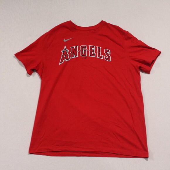 Nike Other - The Nike Tee Red Men Tee Shirt Anaheim Angels Ohtani 17 Size XL